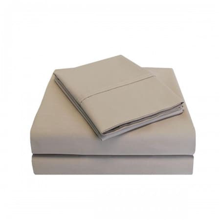 Luxor Treasures 300 Twin Sheet Set- Percale Solid Patterned - Tan P300TWSH SLTN